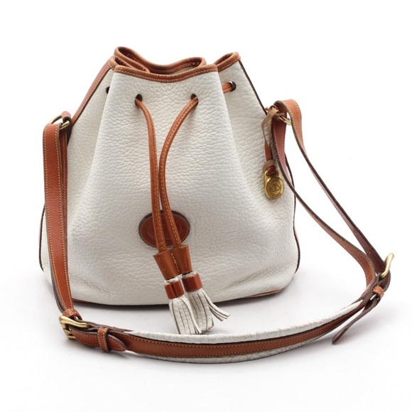 Dooney & Bourke Handbags - Vintage Dooney & Bourke Leather Drawstring Bucket